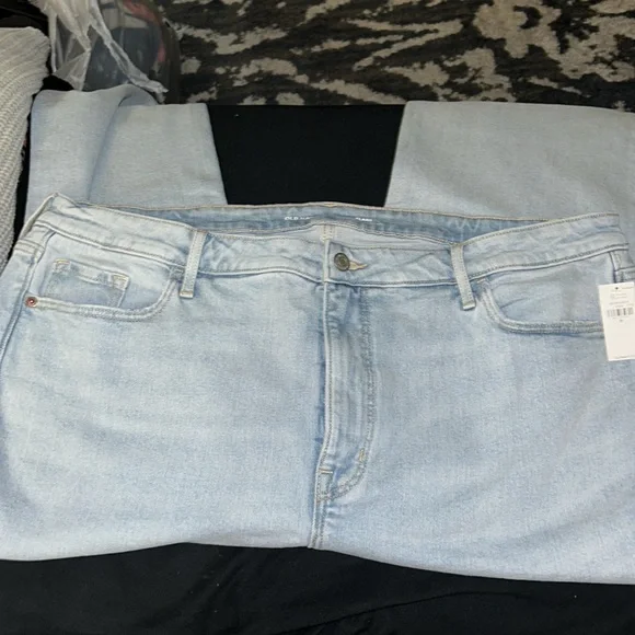 NWT Old Navy Higher High-Waisted Cut-Off Flare Jeans - Picture 5 of 8